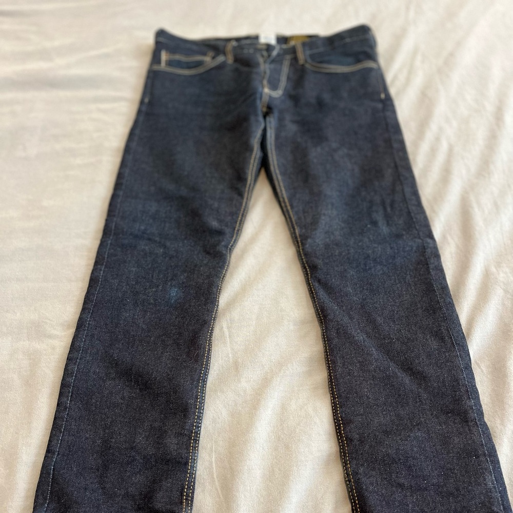 The Rokker Company Iron Selvage Raw Abrasion Resistant Motorbike Jeans - 30 x 34